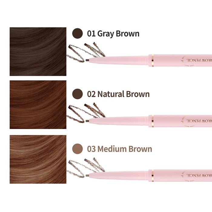 REMARKABLE SLIM BROW PENCIL no.03 - Creion Automat Ultra - Subtire Pentru Sprancene Cu Aspect Natural - skinseen.ro
