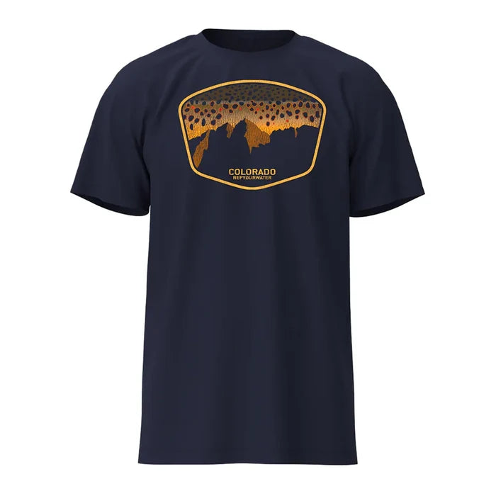 Rep Your Water - Colorado Mountain Brown Tee