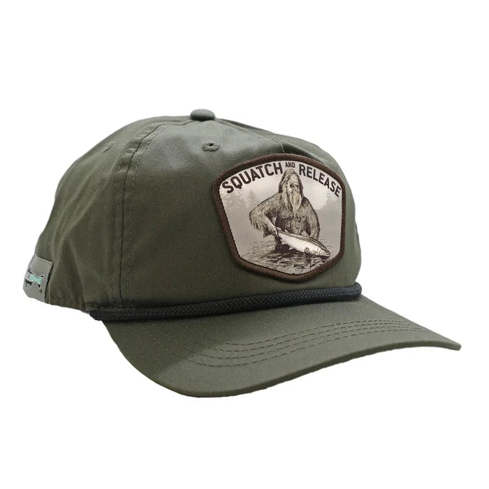 Rep Your Water - Squatch and Release Badge Unstructured Hat