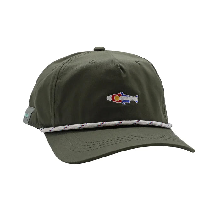 Rep Your Water Colorado Flag Unstructured 5 Panel Hat