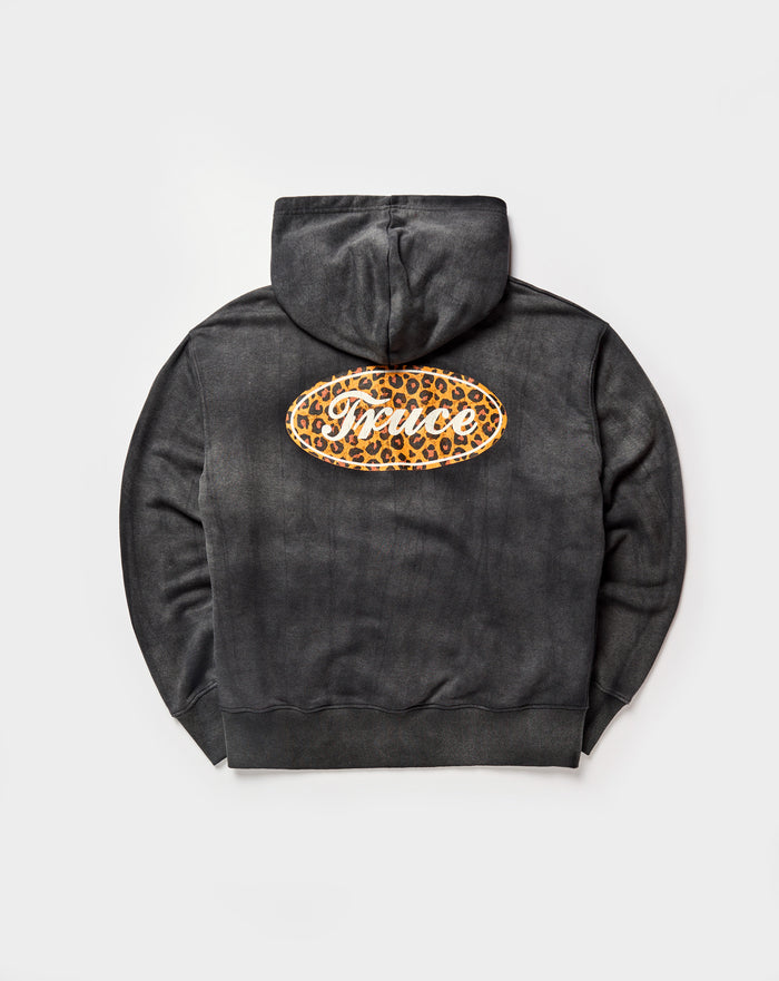 TRUCE Repair Leopard Hoodie. Underground Apparel. Rule of Next Streetwear.