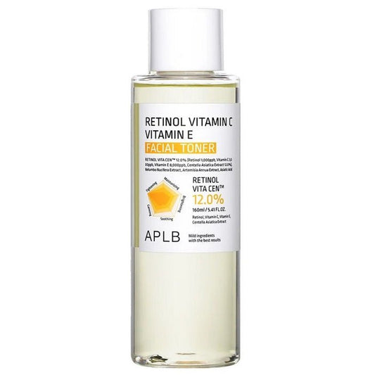 RETINOL VITAMIN C VITAMIN E FACIAL TONER - Lotiune Tonica Faciala Cu Retinol, Vitamina C Si Vitamina E - skinseen.ro