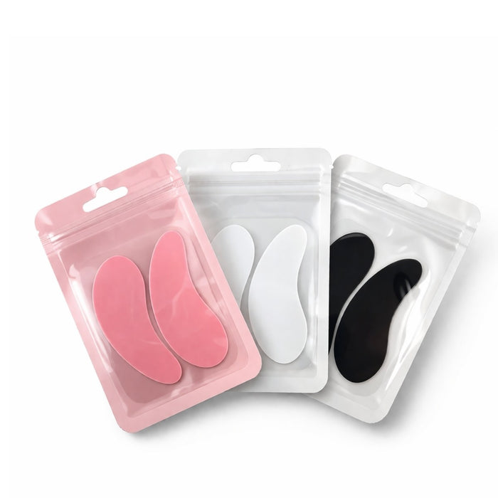 Reusable Silicone Under Eye Pads in packets