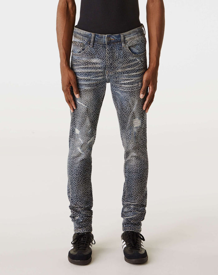 PRVT LBL Rhinestone Skinny Jean. Underground Apparel. Rule of Next Streetwear.