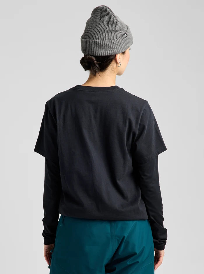 Product image of Burton Rider 27 Short Sleeve T-Shirt[Variant:True Black]