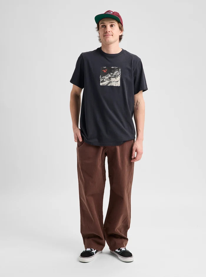 Product image of Burton Rider 27 Short Sleeve T-Shirt[Variant:True Black]