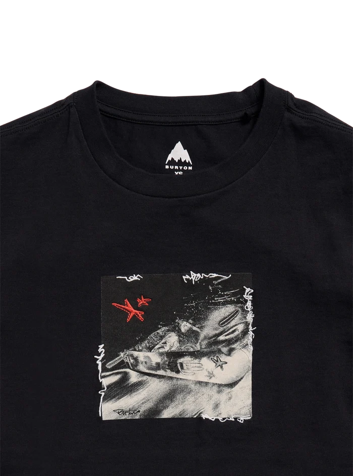 Product image of Burton Rider 27 Short Sleeve T-Shirt[Variant:True Black]