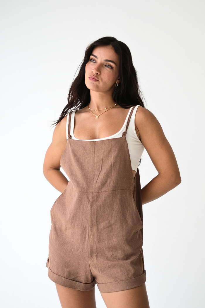 Riley Jumpsuit - Cocoa