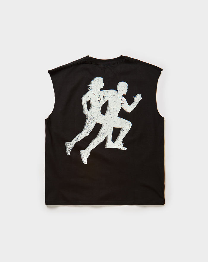 One Chance Running Club Sleeveless Tee. Underground Apparel. Rule of Next Streetwear.