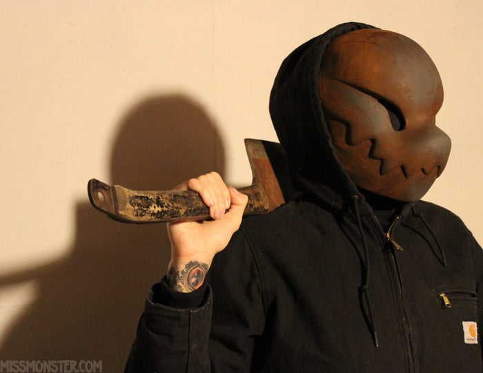 RUST CHOMPY MASK- READY TO SHIP!