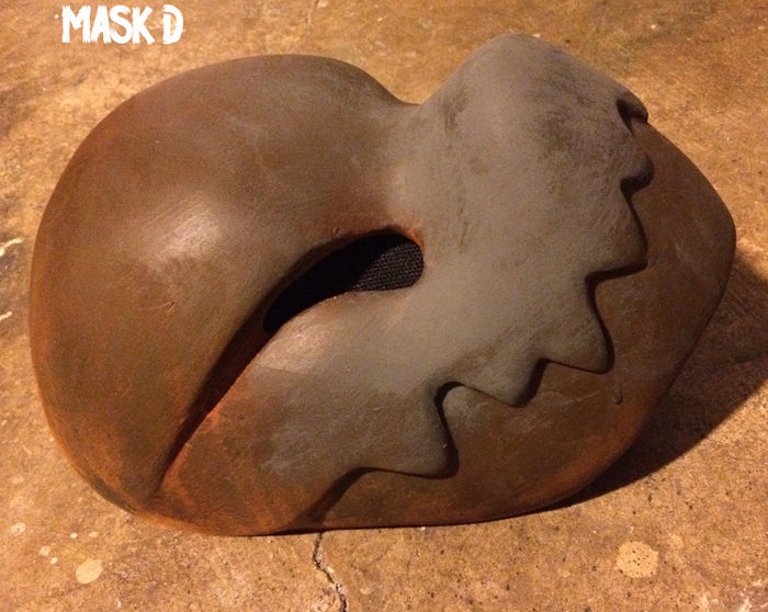 RUST CHOMPY MASK- READY TO SHIP!