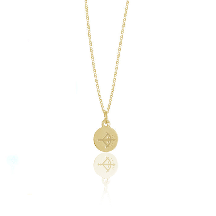 Sagittarius Mini Zodiac - Gold