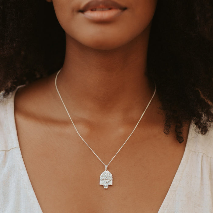 Sterling Silver Sagittarius Zodiac Necklace Luna & Rose
