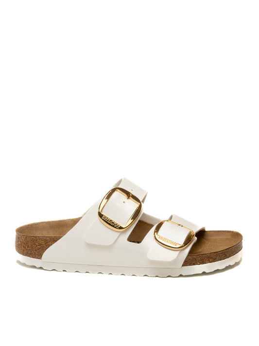 BIRKENSTOCK Sandalo arizona big buckle vernice bianco ARIZONA BIG BUCKLE 1019818-WHITE