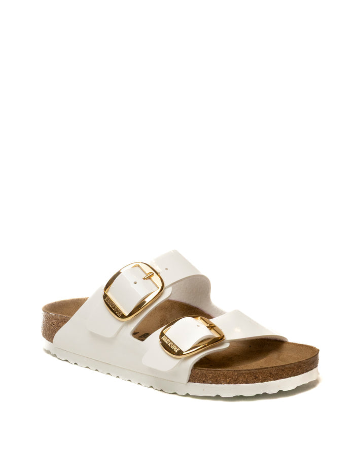 BIRKENSTOCK Sandalo arizona big buckle vernice bianco ARIZONA BIG BUCKLE 1019818-WHITE