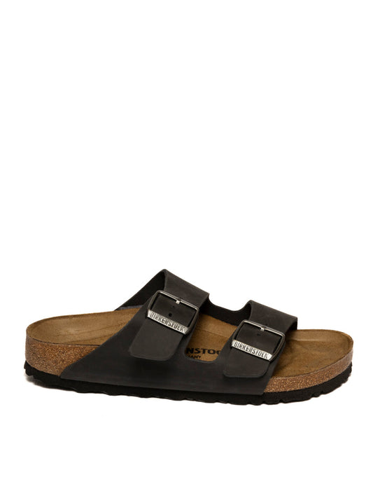 BIRKENSTOCK Sandalo pelle nero ARIZONA 552113-BLACK