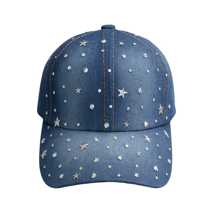 Satin Lined Baseball Cap [Star] #FH59
