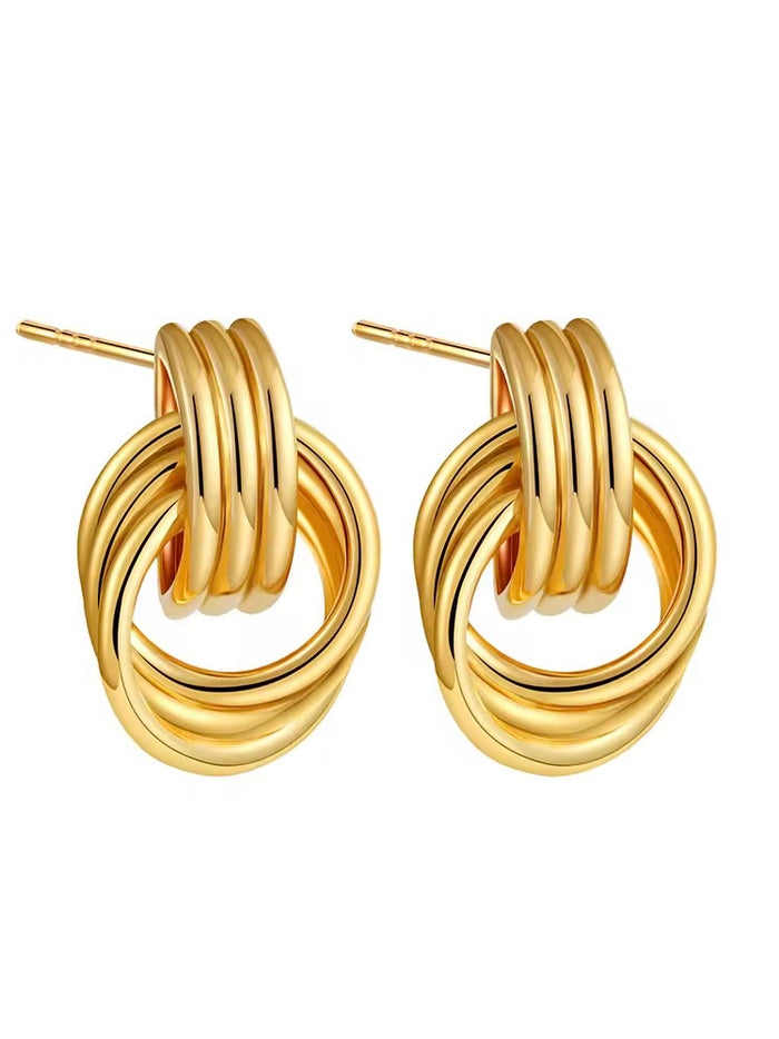 Savannah Love Knot Door Knocker Hoops