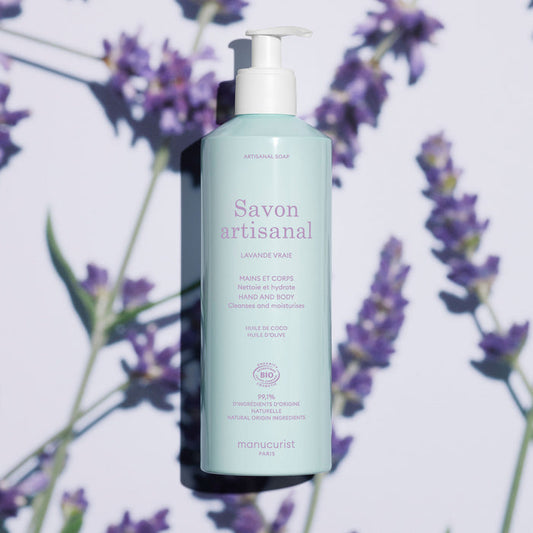 Savon Artisanal Parfum Lavande Vraie - Cosmos Organic - 500ml