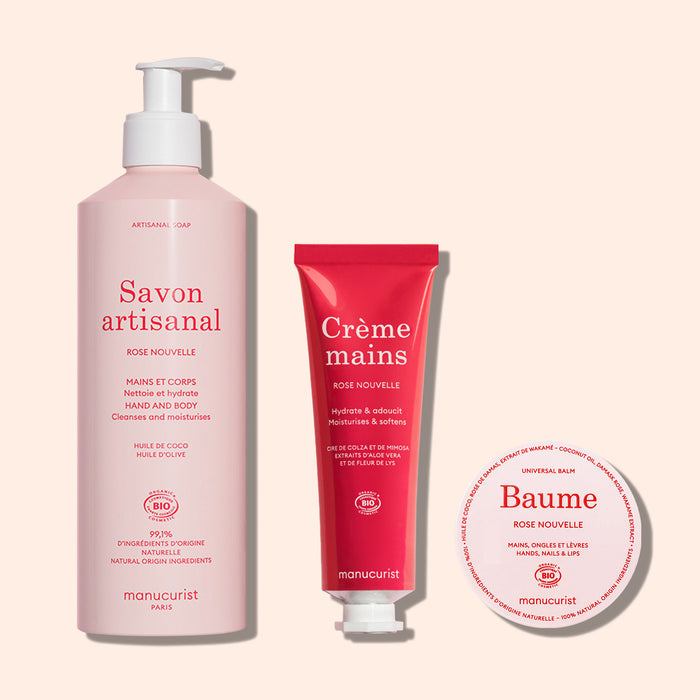 Savon Artisanal Parfum Rose Nouvelle - Cosmos Organic - 500ml