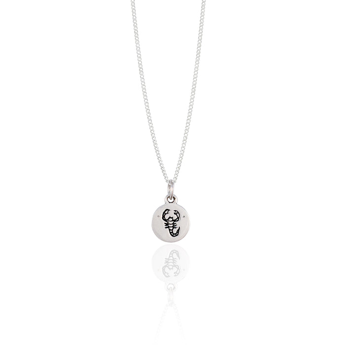 Silver Scorpio Necklace