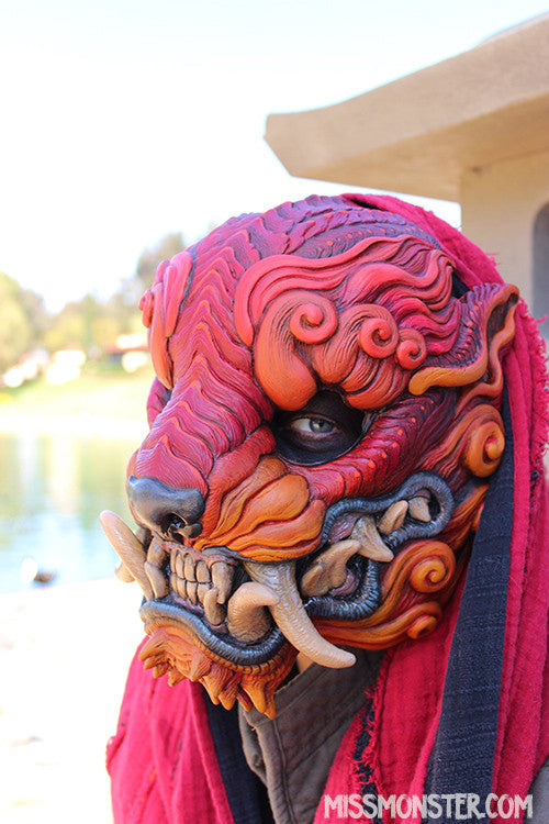 SENTINEL- FINISHED MASK- OLD METAL COPPER