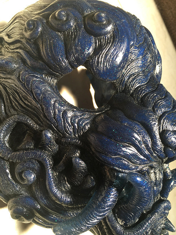 SENTINEL CAST URETHANE GLOW IN THE DARK MASK- NEBULA