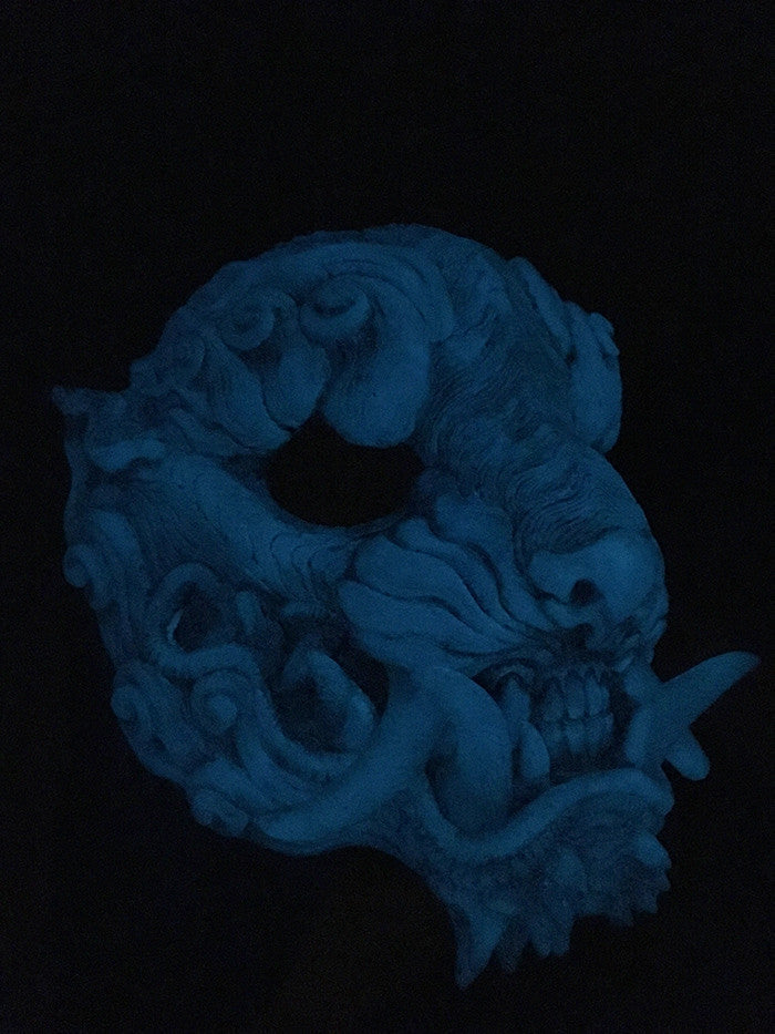 SENTINEL CAST URETHANE GLOW IN THE DARK MASK- NEBULA