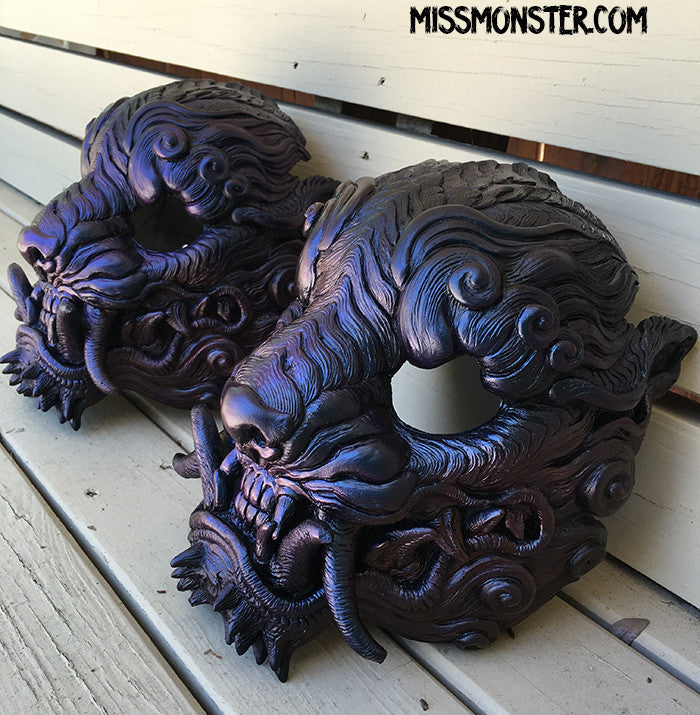 SENTINEL MASK- COLOR CHANGE EFFECT- PURPLE-BLUE-RED