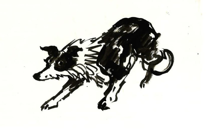 Sheepdog (7) - Sir Kyffin Williams Mounted Print