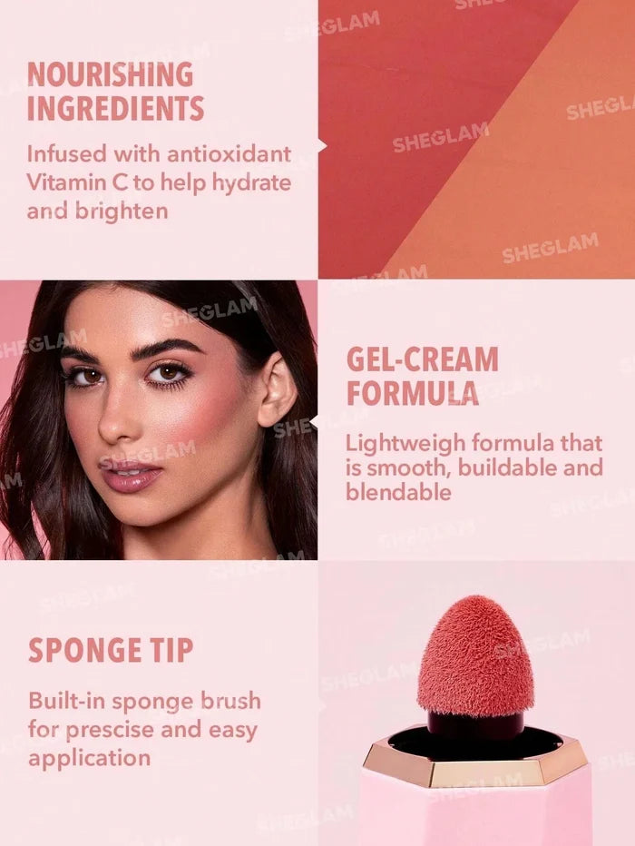 Sheglam Color Bloom Liquid Blush Matte Finish - Love Cake