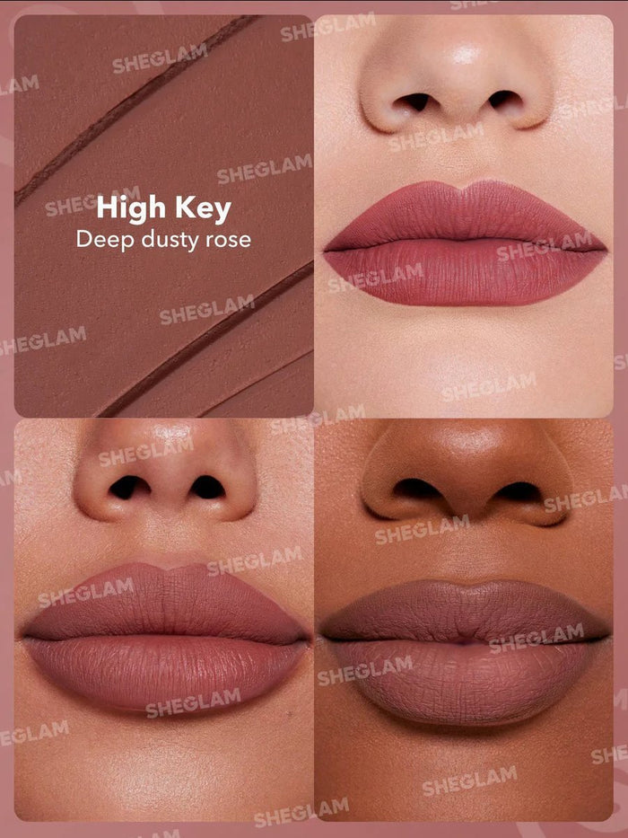 Sheglam Dynamatte Boom Long-lasting Matte Lipstick - High Key