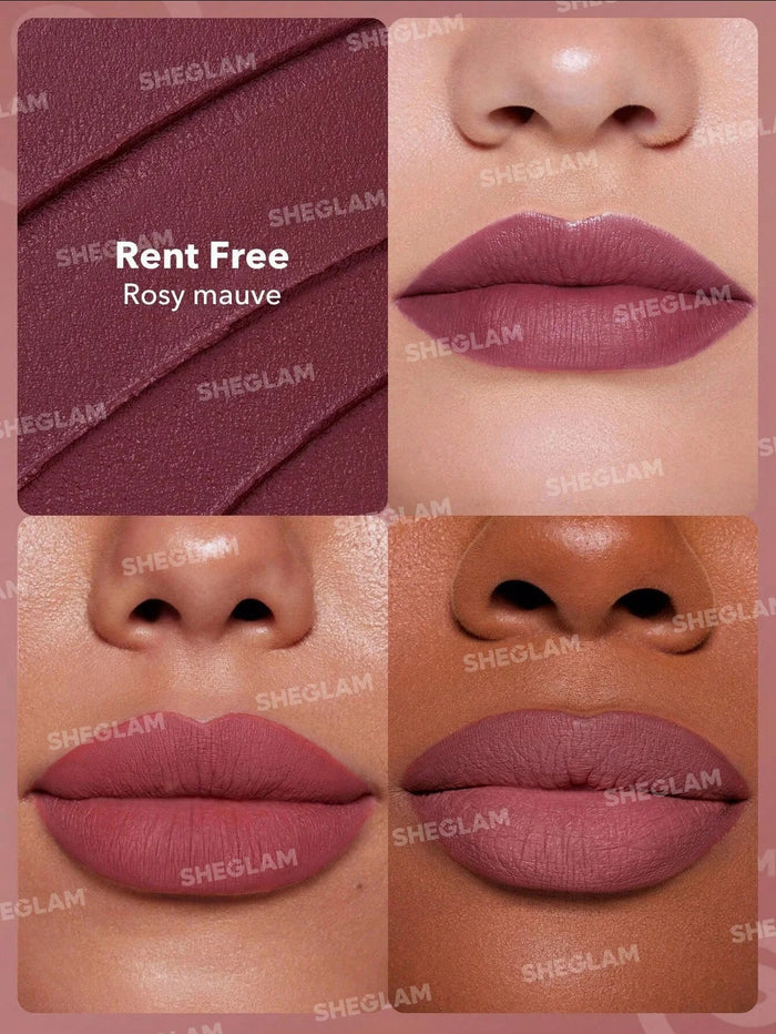 Sheglam Dynamatte Boom Long-lasting Matte Lipstick - Rent Free