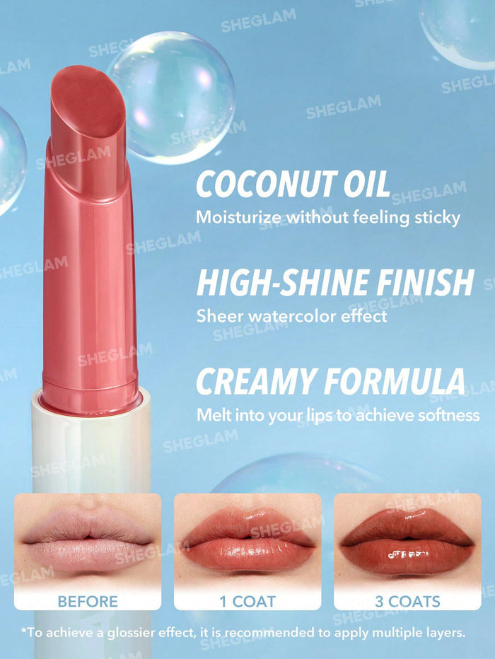Sheglam Pout-Perfect Shine Lip Plumper -Peachy Keen