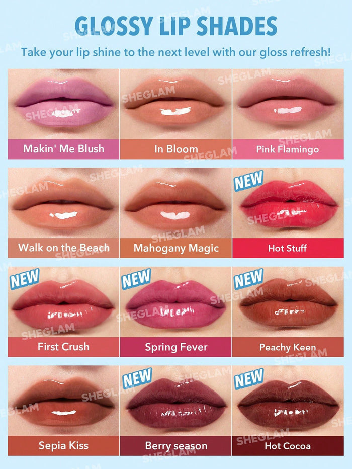 Sheglam Pout-Perfect Shine Lip Plumper -Peachy Keen