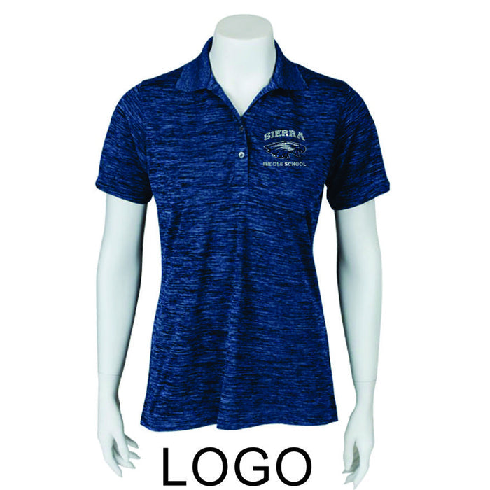 Sierra Staff Heathered Polo- Ladies- 3 Designs