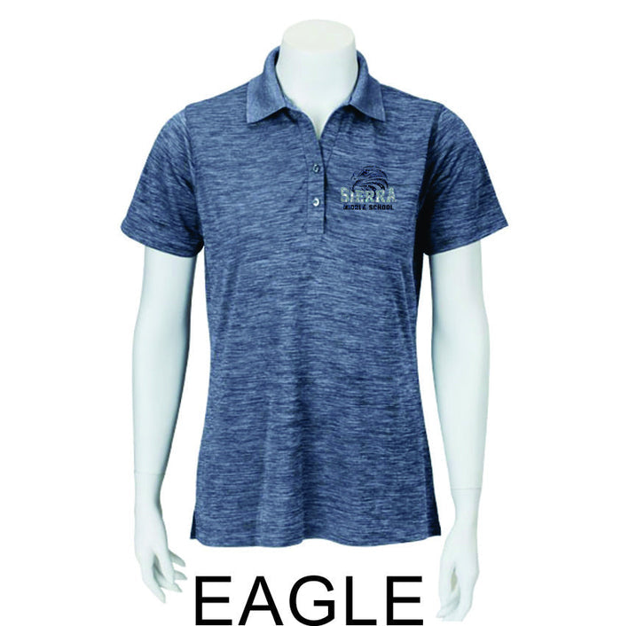 Sierra Staff Heathered Polo- Ladies- 3 Designs