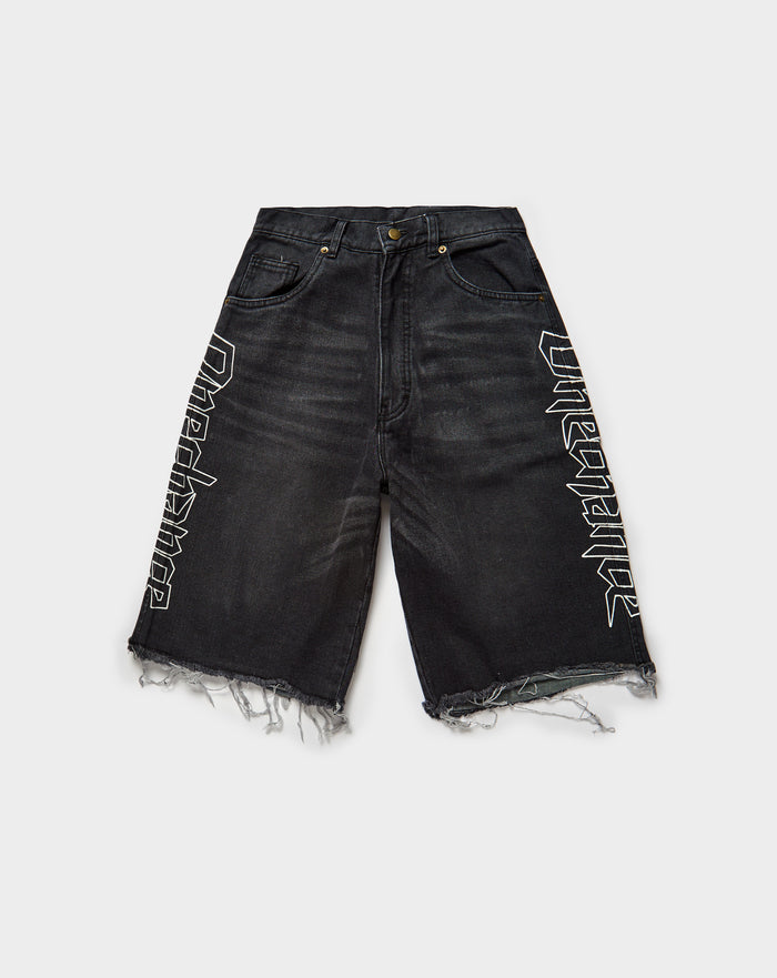 One Chance Simple Denim Shorts. Underground Apparel. Rule of Next Streetwear.