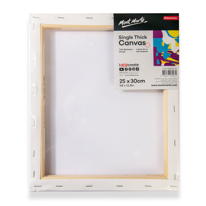 Single Thick Canvas Discovery 25 x 30cm (9.8 x 11.8in)