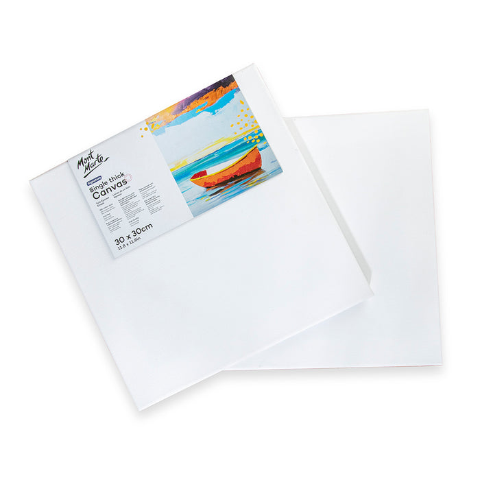 Single Thick Canvas Signature 30 x 30cm (11.8 x 11.8in) 2 Pack