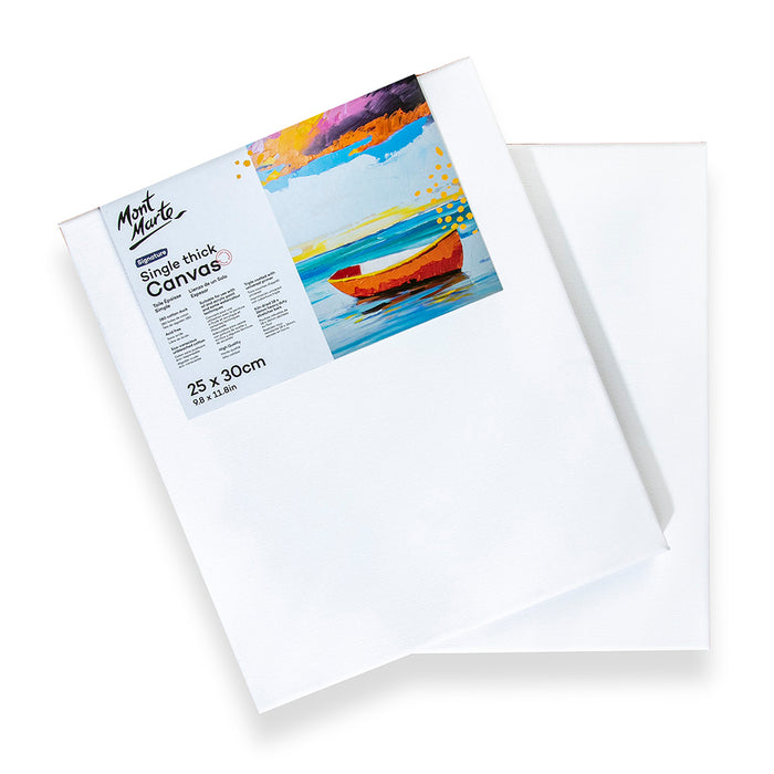 Single Thick Canvas Signature 30 x 40cm (11.8 x 15.7in) 2 Pack