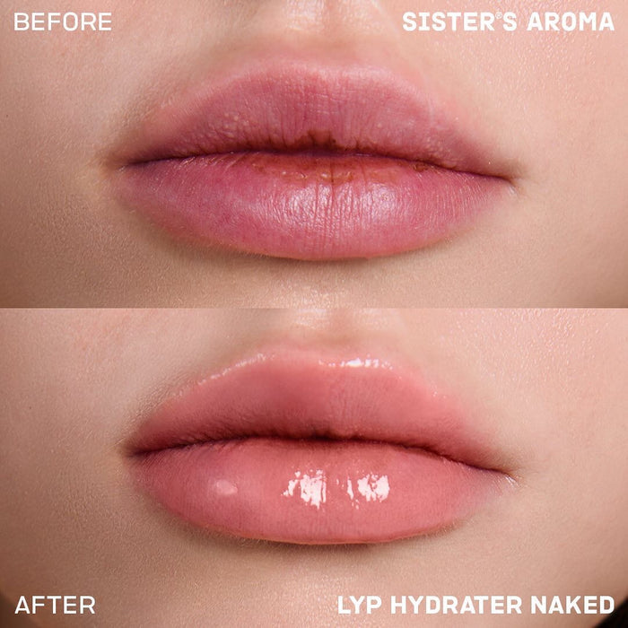 Sister's Aroma Lip Hydrater Naked  Before/ After