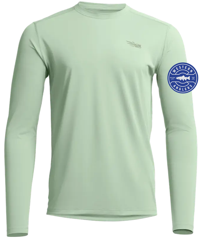 Sitka Radiant Longsleeve  Crew X Western Anglers Logo