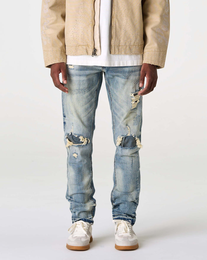 PRVT LBL Skinny Ripped Jean. Underground Apparel. Rule of Next Streetwear.