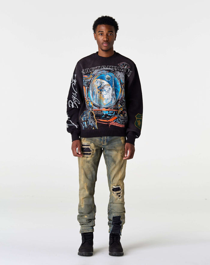 PRVT LBL Skinny Ripped Jean. Underground Apparel. Rule of Next Streetwear.