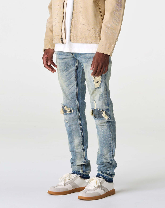 PRVT LBL Skinny Ripped Jean. Underground Apparel. Rule of Next Streetwear.