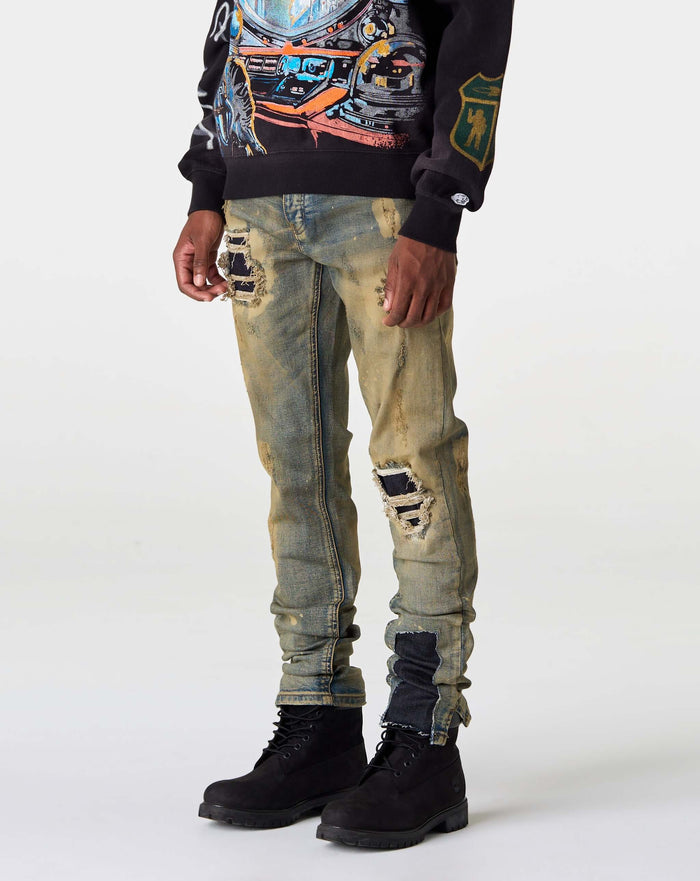 PRVT LBL Skinny Ripped Jean. Underground Apparel. Rule of Next Streetwear.