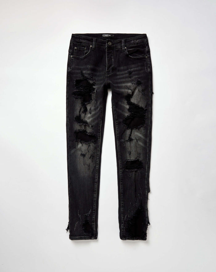 PRVT LBL Skinny Ripped Jean. Underground Apparel. Rule of Next Streetwear.
