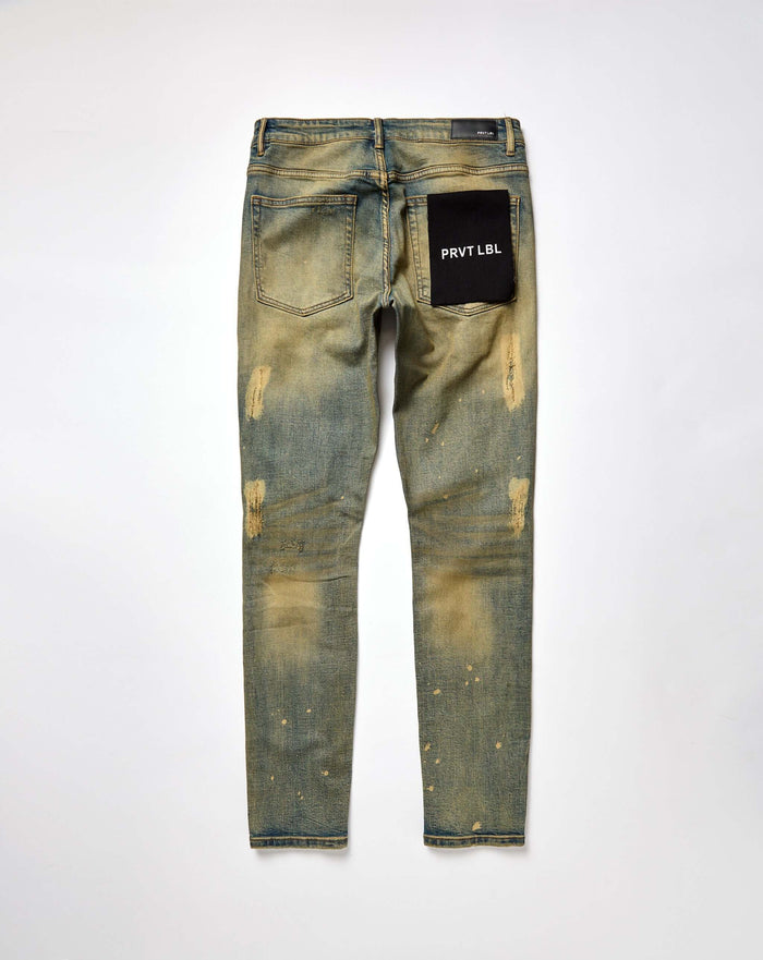 PRVT LBL Skinny Ripped Jean. Underground Apparel. Rule of Next Streetwear.