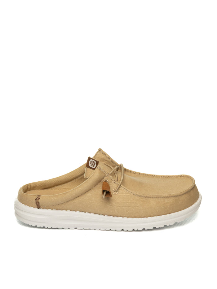 HEY DUDE Slip on wally slip beige 41293 WALLY SLIP-25W